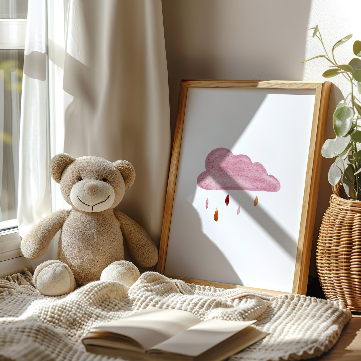 Kinderposter-Set Sonne & Wolke Din A4