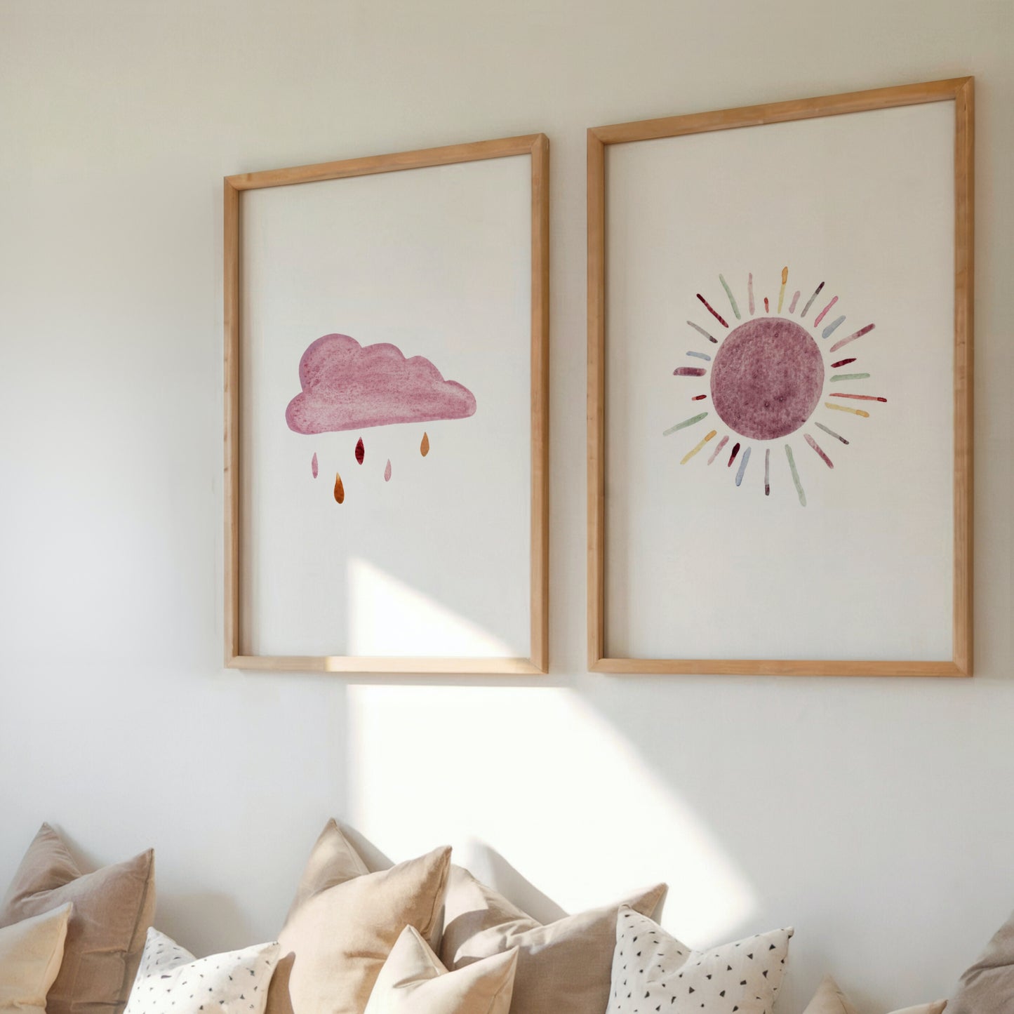 Kinderposter Wolke Din A4