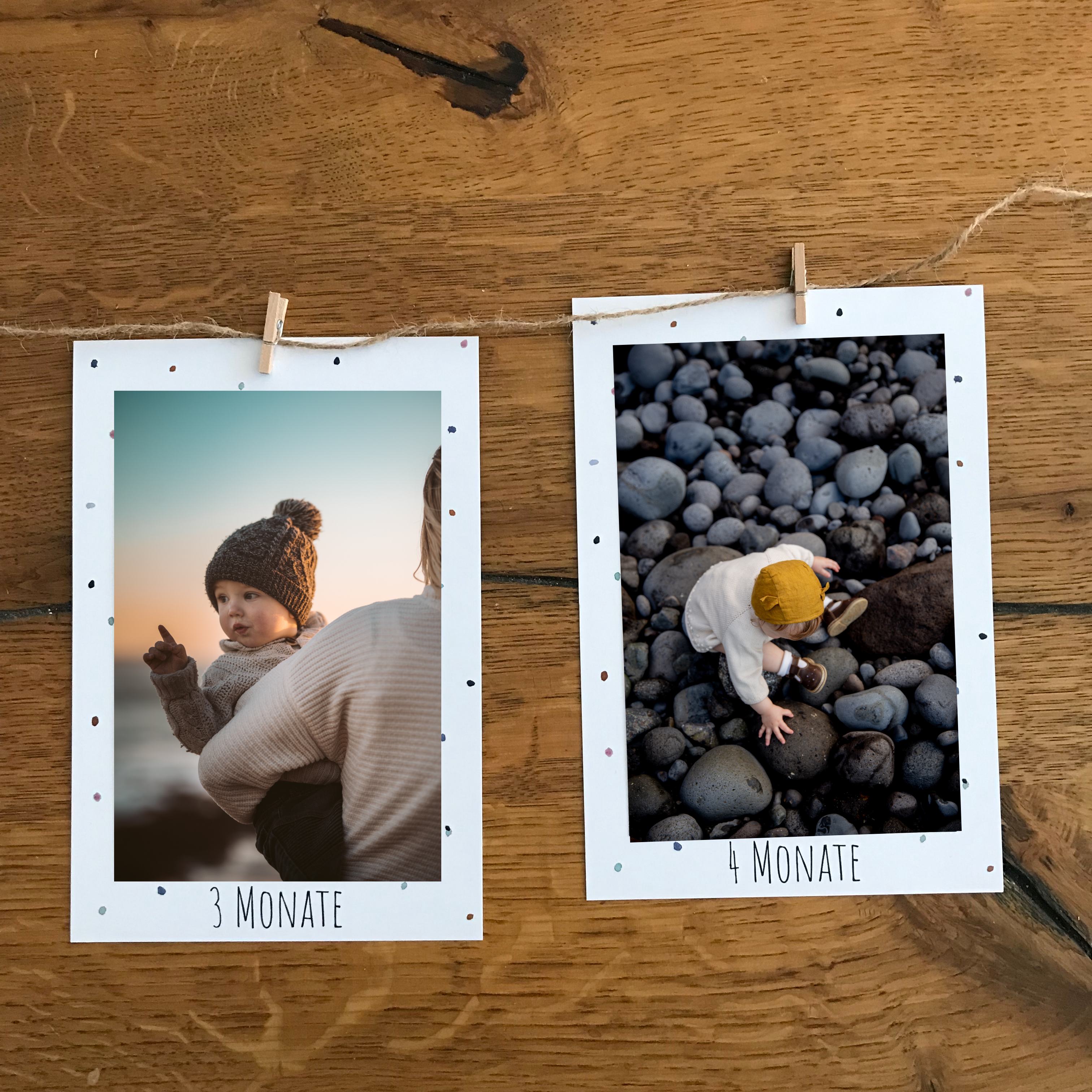 Fotogirlande zum Kindergeburtstag – Tupfer