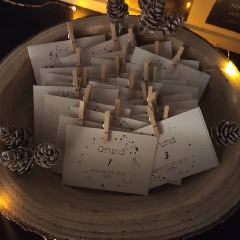 Adventskalender von Herzen-24 Gründe warum ich dich liebe/lieb hab