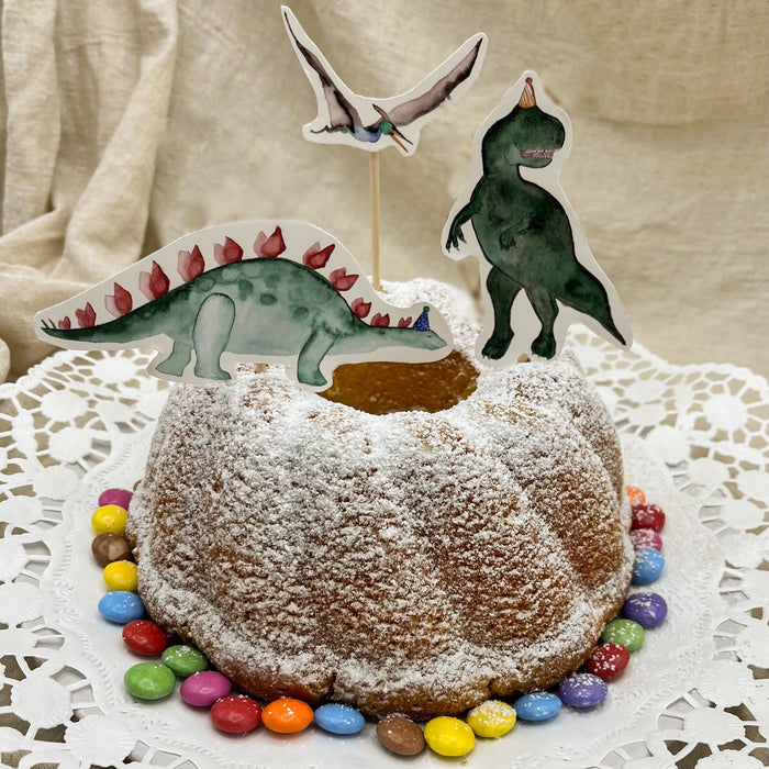 Geburtstagskuchen mit DIno Caketopper