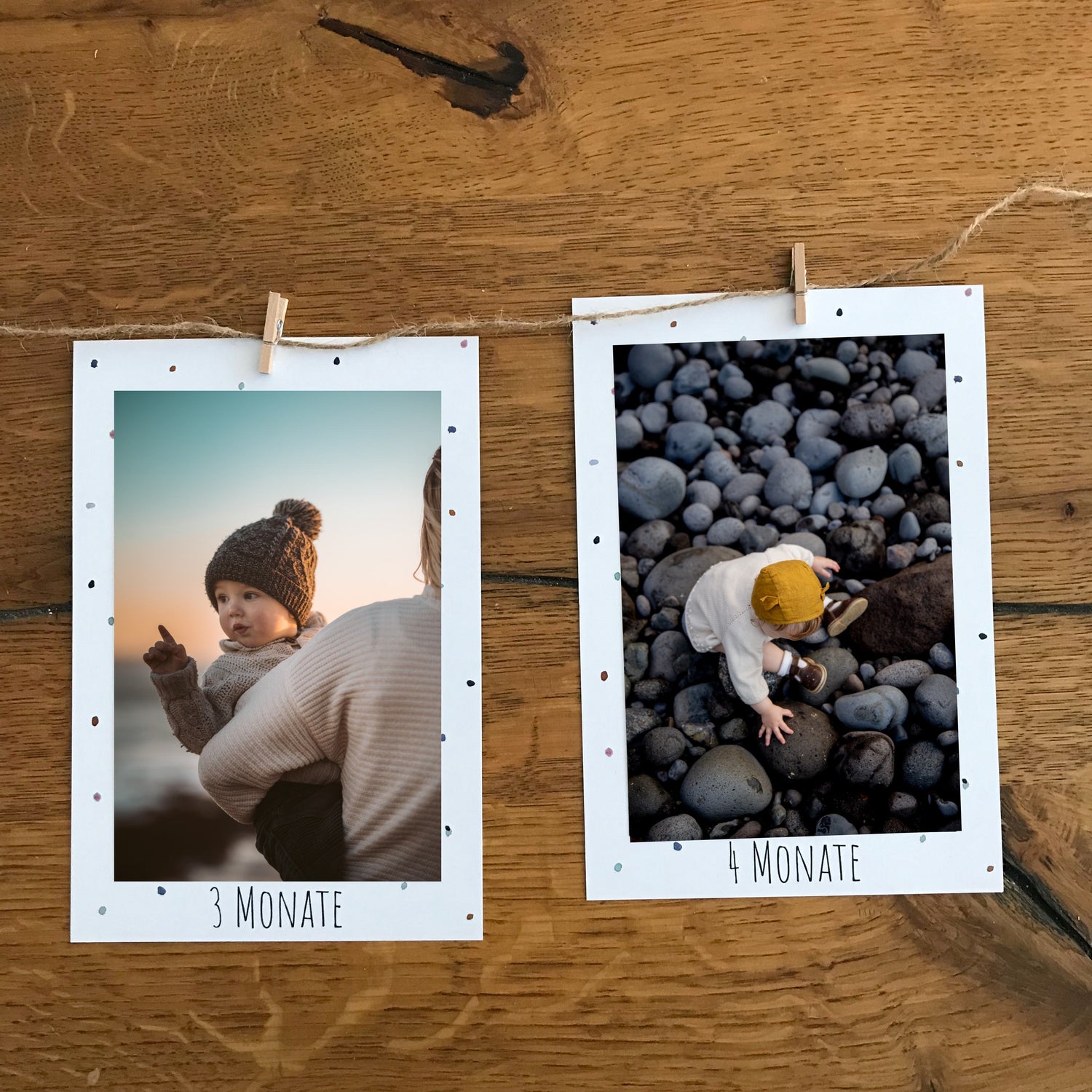 Fotogirlande zum Kindergeburtstag – Tupfer