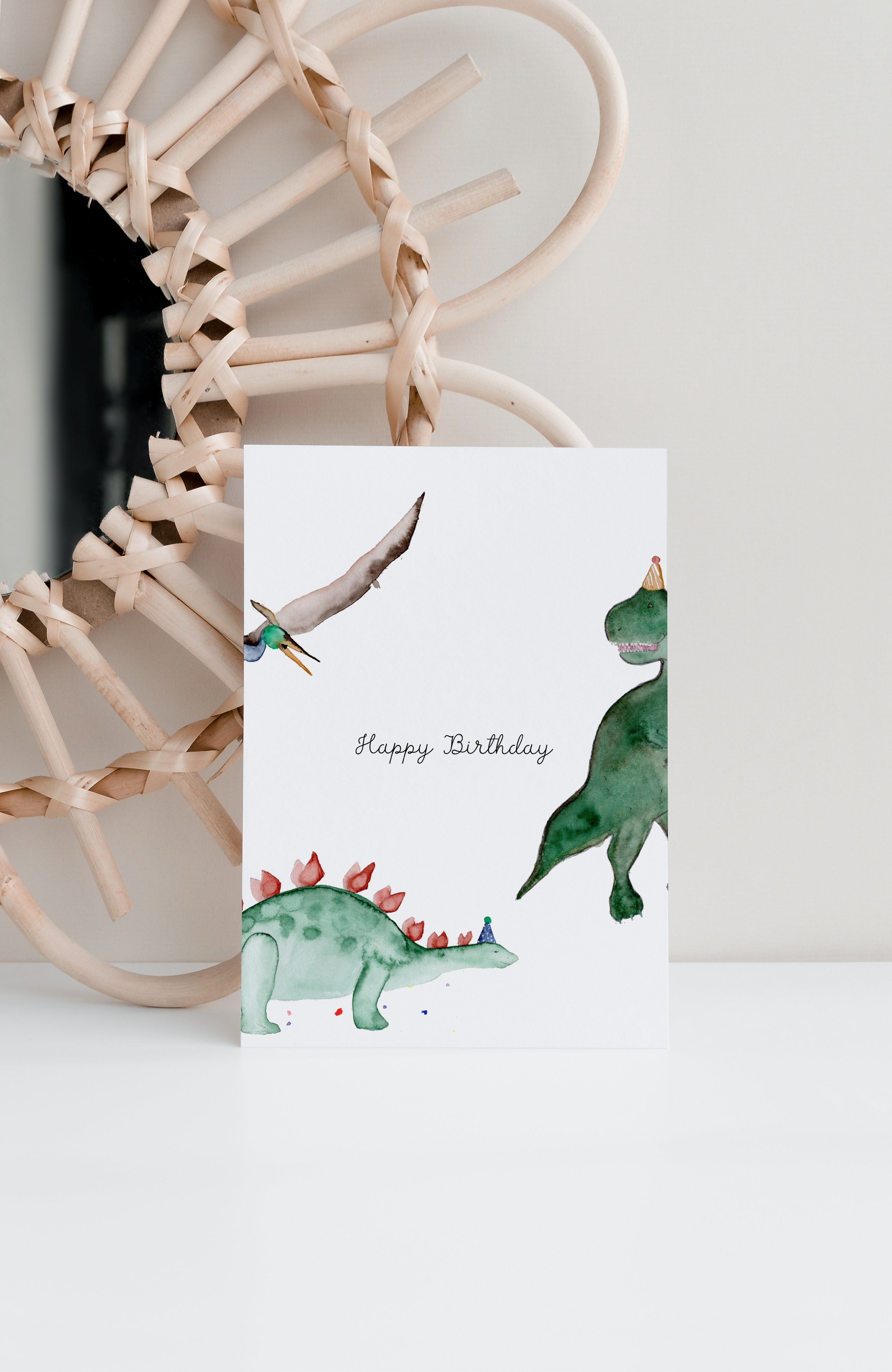 Karte Geburtstag Dinosaurier