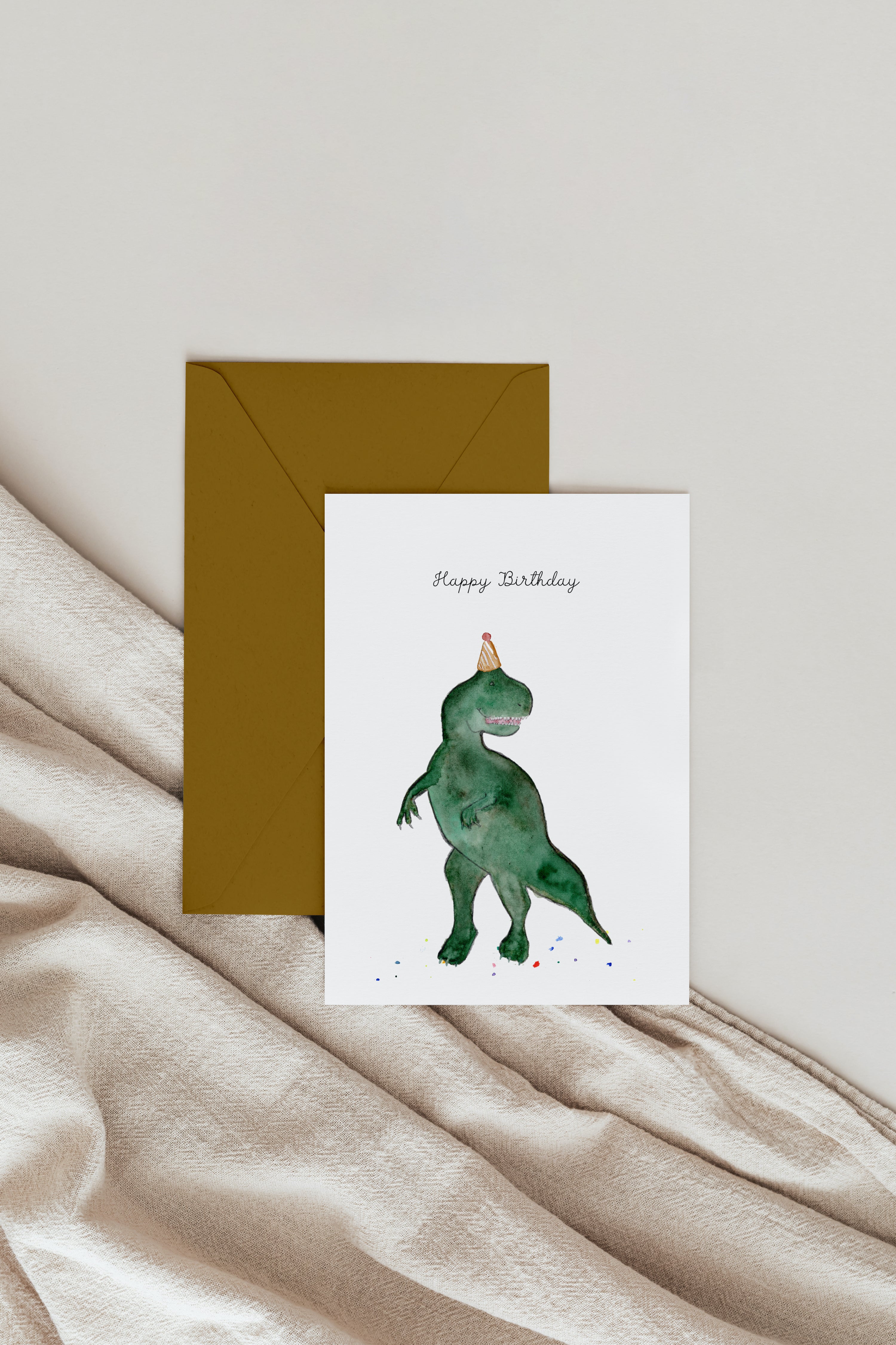 Karte Geburtstag Dinosaurier 