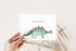 Kinder Geburtstagskarte Dino Stegosaurus