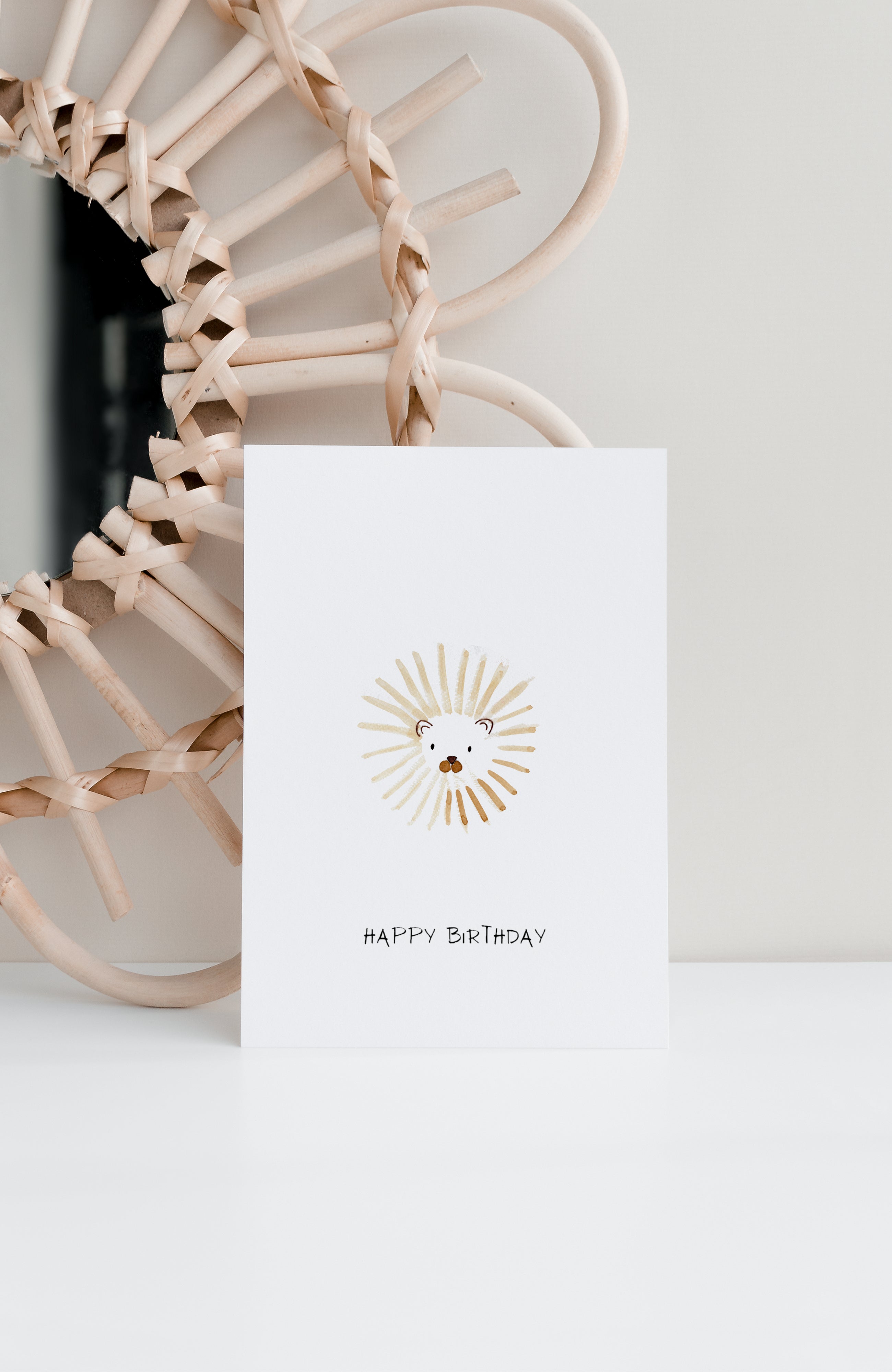 Karte zum Geburtstag Löwe