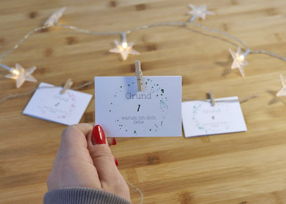 Adventskalender von Herzen-24 Gründe warum ich dich liebe/lieb hab